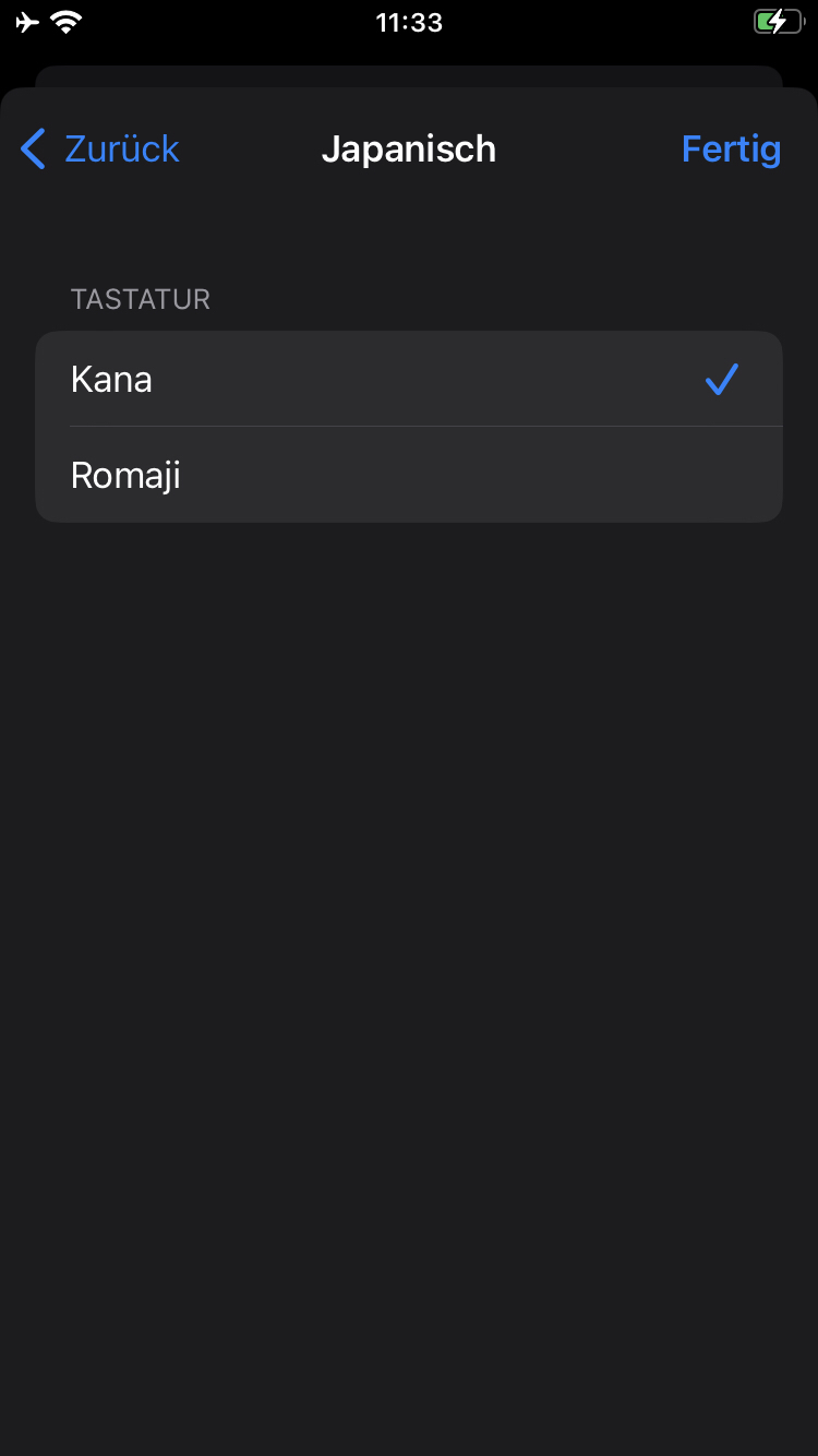 09-IOS-16-Japanische-Tastatur-ausgewaehlt Japanische Tastatur aktivieren