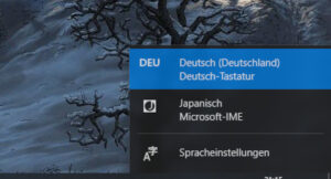 Windows 10 Tastatur auswählen
